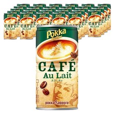 pokka sapporo 罐裝牛奶咖啡, 30個, 190ml