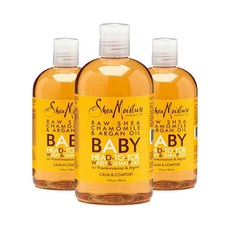 Shea Moisture 兒童西洋甘菊摩洛哥堅果洗髮沐浴精, 3瓶, 384ml