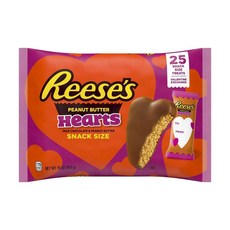 Reese's 愛心造型花生醬巧克力 25入, 1包, 425g