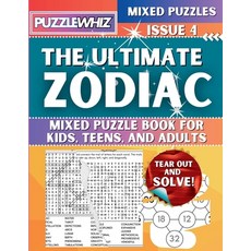 (英文圖書) The Ultimate Zodiac Mixed Puzzle Book for Kids Teens and Adults: 16 Types of... 平裝版, Puzzlewhiz, 英文