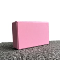 高密度防滑瑜珈磚 EVA瑜珈磚 瑜珈枕頭 瑜珈磚塊 瑜珈輔具, 粉色, 1個