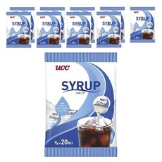 ucc 糖漿 20顆入, 10個, 180g