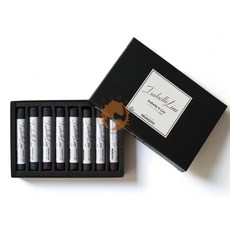 MUNGYO Isabelle V. Lim 聯名手工粉彩 8入組, Dark Sapphire, Dark Amethyst, Black Jade, Dark Zircon