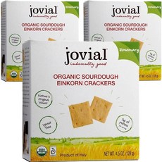 jovial 酸種小麥蛋白餅乾 迷迭香口味, 3盒, 128g