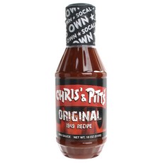Chris and Pitts“原始食譜 1949”稀有燒烤 Chris and Pitts“原始食譜 1949”稀有燒烤燒烤醬 限量供應 80 盎司, 1個, 510g