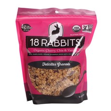 18RABBITS 櫻桃奇亞籽和香草格蘭諾拉麥片, 1袋, 340g