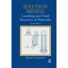 (英文圖書) Solution Mining: Leaching and Fluid Recovery of Materials 精裝版, Routledge, 英文
