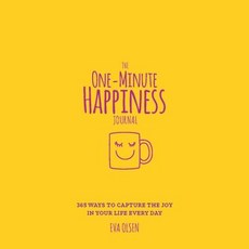 (英文圖書) The One-Minute Happiness Journal: 365 Ways to Capture the Joy in Your Life Every Day 平裝版, Castle Point Books, 英文
