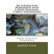 (英文圖書)365 Subtraction Worksheets with 5-Digit Minuends 3-Digit Subtrahends: Math Prac... 平裝版, Createspace Independent Pub..., 英文