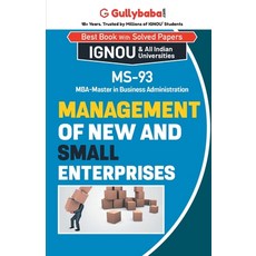 (英文圖書) MS-93 Management of New and Small Enterprises 平裝版, Gullybaba Publishing House ..., 英文