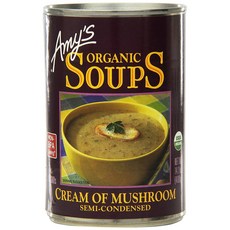 Amy's 奶油蘑菇湯, 1罐, 400g