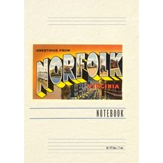 (英文圖書) Vintage Lined Notebook Greetings from Norfolk 平裝版, Found Image Press, 英文