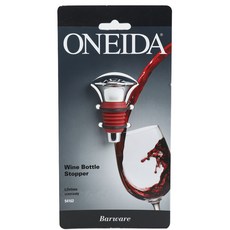 ONEIDA 酒瓶塞, 1個, 紅色的