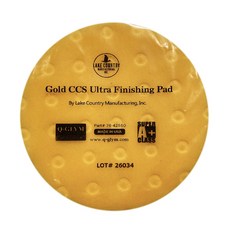 蠟妹緹緹 LC CCS Smart Pads 5.5吋 拋光綿 上蠟綿 半厚度, 金黃, 1個