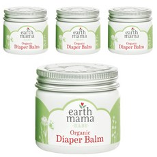 earth mama 孩童屁屁膏, 60ml, 4罐