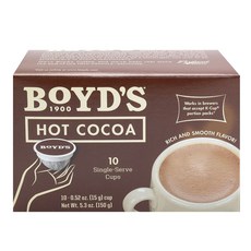 BOYD'S COFFEE 可可沖泡粉, 10片, 15克
