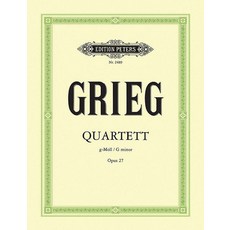 (英文圖書) String Quartet in G Minor Op. 27: Set of Parts 平裝版, Alfred Music, 英文