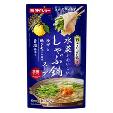 DAISHO 大逸昌 濃縮柚香飛魚鹽味水菜涮涮鍋湯底, 1包, 700g