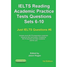 (英文圖書) IELTS Reading. Academic Practice Tests Questions Sets 6-10. Sample mock IELTS preparation mat... 平裝版, Independently Published, 英文