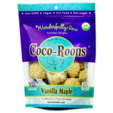 WONDERFULLY RAW Coco-Roons香草楓糖餅, 1包, 176g