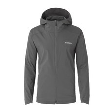 SHIMANO 防潑水彈性機能夾克, 深灰色XL