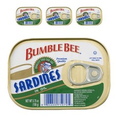 BuMBLE BEE 優質油沙丁魚罐頭, 4盒, 106g
