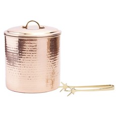 OLD DUTCH INTERNATIONAL 銅製冰桶+冰夾, 1組