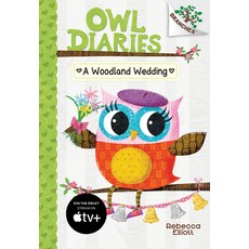 (英文圖書)A Woodland Wedding: A Branches Book (Owl Diaries #3): Volume 3 精裝版, Scholastic Inc., 英文