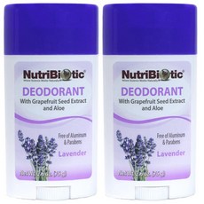 NutriBiotic 薰衣草長效除臭香膏, 2個, 75克