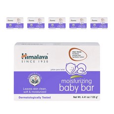 HimalaYa 嬰兒清潔保濕肥皂, 6入, 125g