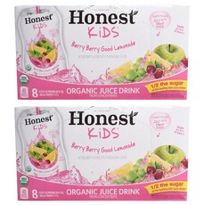 Honest Kids 果汁飲料, 蘋果葡萄檸檬蔓越莓口味, 200ml, 16包