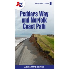 (英文圖書) Norfolk Coast Path and Peddars Way National Trail Official Map 平裝版, Geographers' A-Z Map Compan..., 英文