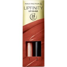 MAX FACTOR Lip Finity 唇彩 2 套 130 Lucious, 口紅:2.3ml+ 面漆:1.9g, 1個