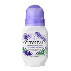 美國 CRYSTAL 滾珠型礦物鹽液體除臭劑 薰衣草白茶香, 66ml, 1個