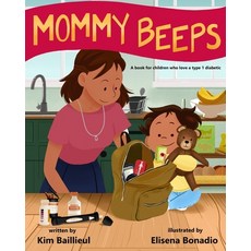 (英文圖書)Mommy Beeps: A book for children who love a type 1 diabetic 平裝版, Independently Published, 英文