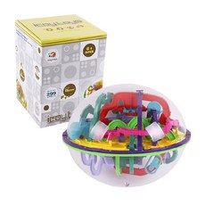 3D 迷宮軌道球 魔幻智力球 飛碟迷宮球, 詳見包裝, 299關(大款)