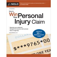 (英文圖書) How to Win Your Personal Injury Claim 平裝版, NOLO, 英文