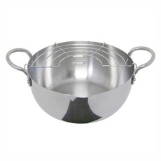 UMIC 不鏽鋼油炸鍋, 1個, 銀色, 20cm