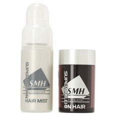 SUPER MILLION HAIR 髮纖維+髮噴霧組, 1個, 黑色