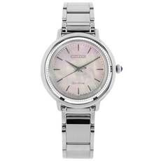CITIZEN 光動能珍珠母貝手錶 EM1100-84D