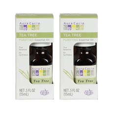 Aura Cacia 茶樹淨化精油, 2個, 15ml