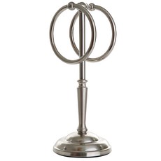 BINO 丹麥指尖毛巾環毛巾架 12.7 x 12.7 x 30.5cm, 1個, 鎳