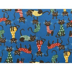 meow • meow 牛津棉布, 湖水藍, 詳見包裝