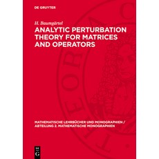 (英文圖書) Analytic Perturbation Theory for Matrices and Operators 精裝版, de Gruyter, 英文