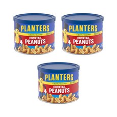 PLANTERS 減鹽雞尾酒花生, 340g, 3罐