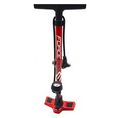 直立式壓力錶打氣筒 SG, 1個, 紅色