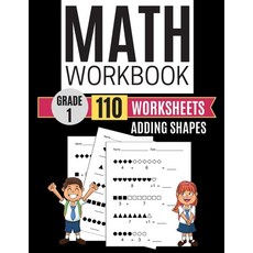 (英文圖書)Math Workbook Grade 1 Worksheets Adding Shapes 平裝版, Independently Published, 英文