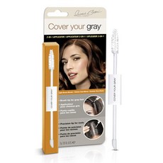 Cover your gray 2合1彩妝專用雙頭刷 7g, 1個, 淺棕色金發女郎