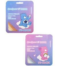 VICTOR x Care Bears 羽球拍線, 1個, 粉/明黃