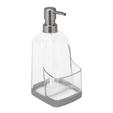 SPECTRUM Diversified Designs Kora肥皂泵&海綿架洗碗刷架, 1個, 灰色